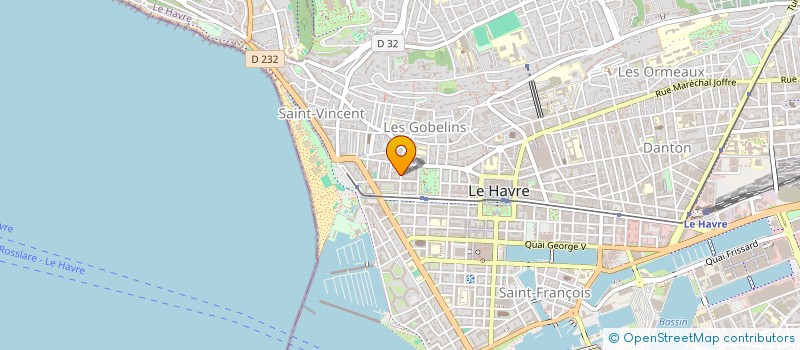 localisation de l'entreprise MADAME CLAUDINE COGNARD à LE HAVRE