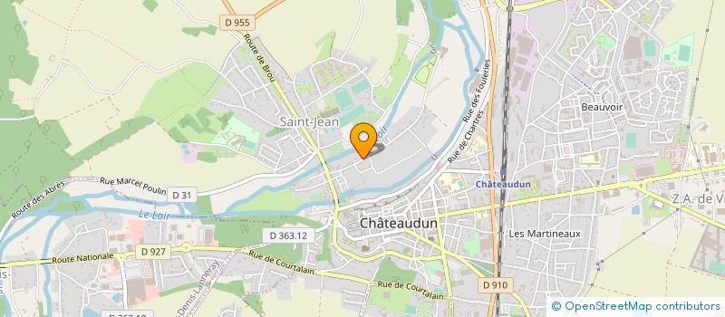 localisation de l'entreprise MADAME CLAUDINE COMBE à CHATEAUDUN