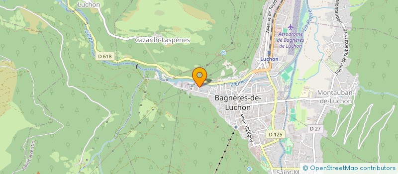 localisation de l'entreprise MADAME CLAUDINE CONDESSE à BAGNERES-DE-LUCHON