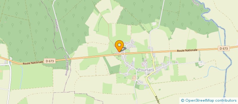 localisation de l'entreprise MADAME CLAUDINE CORDEROT  POURLANS