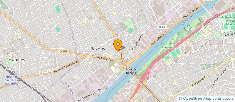 localisation de l'entreprise MADAME CLAUDINE COSTALLAT  BEZONS