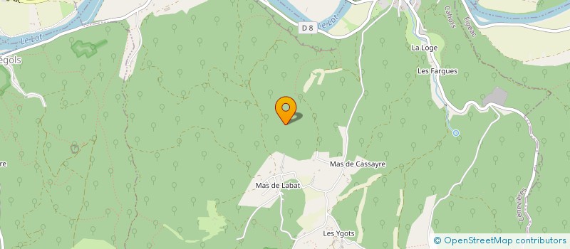 localisation de l'entreprise MADAME CLAUDINE COUDERC  BLARS