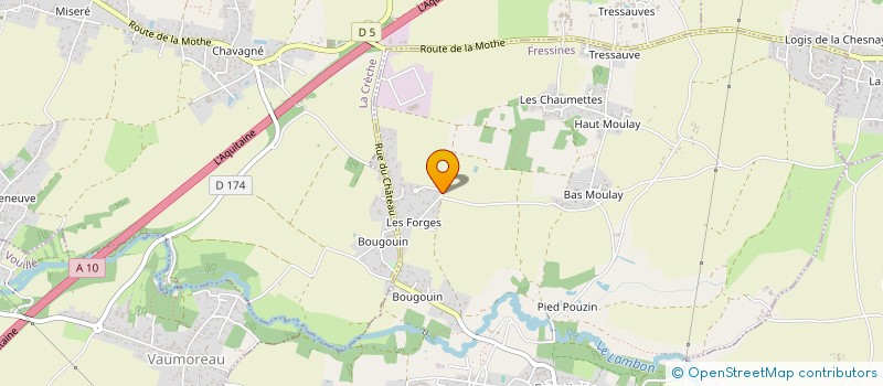 localisation de l'entreprise MADAME CLAUDINE COUDIGNAC à CELLES-SUR-BELLE