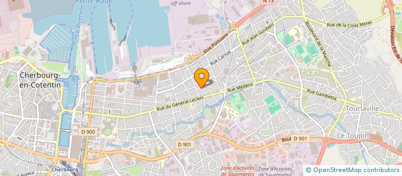 localisation de l'entreprise MADAME CLAUDINE COUSIN à CHERBOURG-EN-COTENTIN