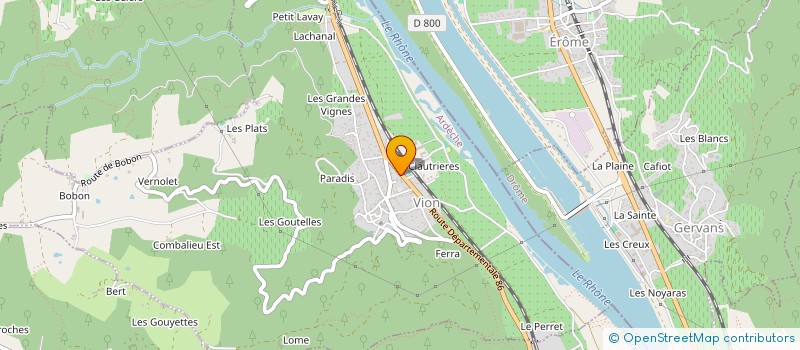 localisation de l'entreprise MADAME CLAUDINE CRAMOISY  VION