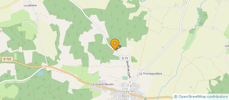 localisation de l'entreprise MADAME CLAUDINE CRELOT  COUSSAY-LES-BOIS