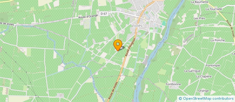 localisation de l'entreprise MADAME CLAUDINE CRISTIANE CREMEL  JONQUIERES