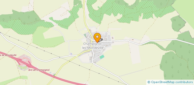 localisation de l'entreprise MADAME CLAUDINE CUDEL  COLOMBE-LA-FOSSE