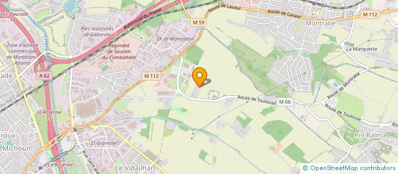 localisation de l'entreprise MADAME CLAUDINE DAL COL  BALMA