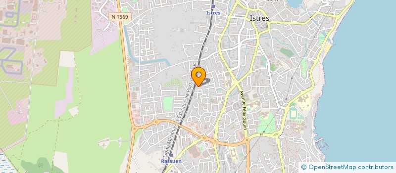 localisation de l'entreprise MADAME CLAUDINE DALY ERRAYA  ISTRES