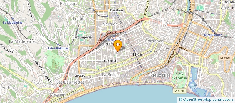 localisation de l'entreprise MADAME CLAUDINE DAMICO à NICE