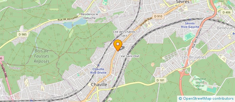 localisation de l'entreprise MADAME CLAUDINE DANIEL à CHAVILLE