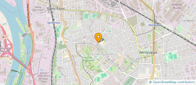 localisation de l'entreprise MADAME CLAUDINE DAUBOIN à VENISSIEUX
