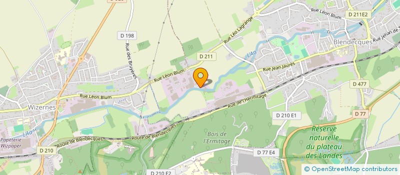localisation de l'entreprise MADAME CLAUDINE DAVID  BLENDECQUES
