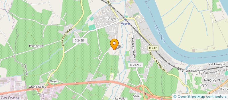 localisation de l'entreprise MADAME CLAUDINE DELAS à VAYRES