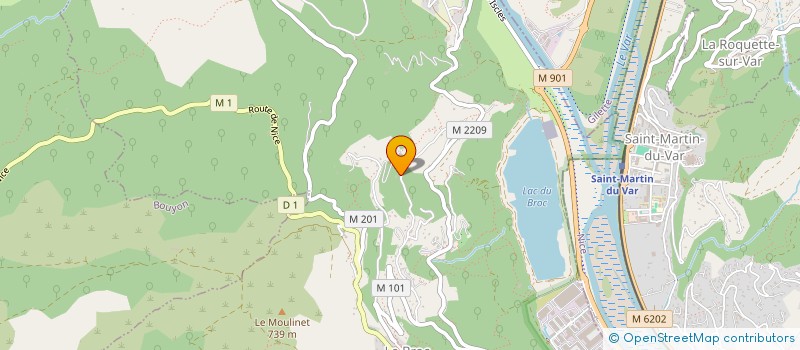 localisation de l'entreprise MADAME CLAUDINE DELOUCHE  LE BROC