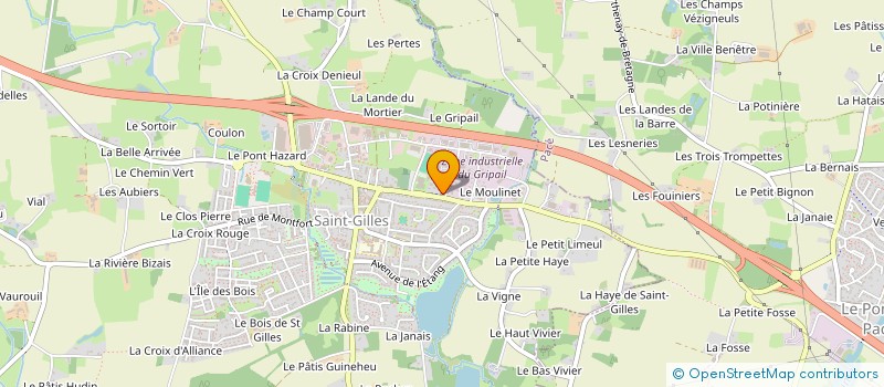 localisation de l'entreprise MADAME CLAUDINE DENIAUD  L'HERMITAGE