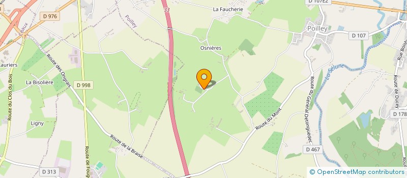 localisation de l'entreprise MADAME CLAUDINE DERVILLE  POILLEY