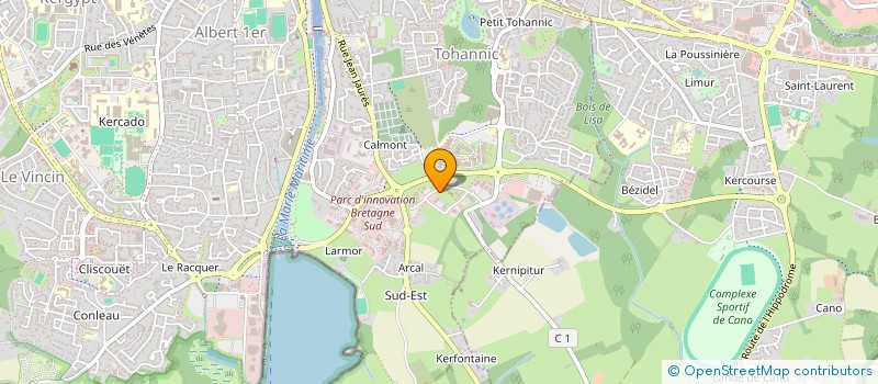 localisation de l'entreprise MADAME CLAUDINE DESAEGHER à VANNES