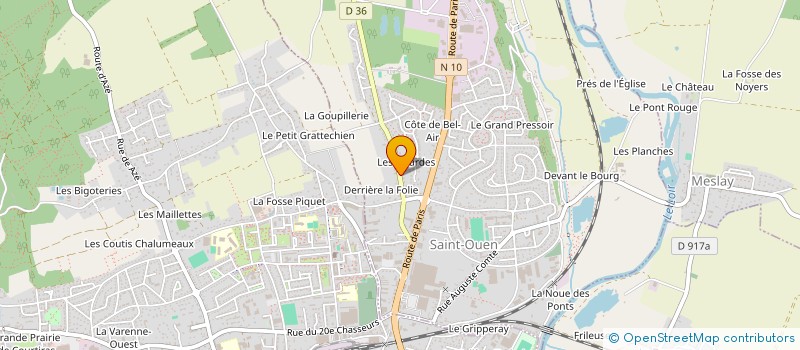 localisation de l'entreprise MADAME CLAUDINE DESBUREAUX  AZE