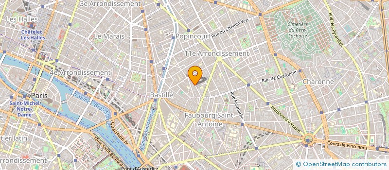 localisation de l'entreprise MADAME CLAUDINE DESMARTEAU  PARIS