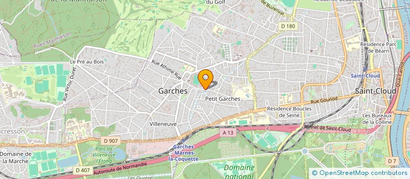 localisation de l'entreprise MADAME CLAUDINE DETHAN à GARCHES