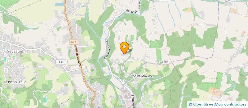 localisation de l'entreprise MADAME CLAUDINE DHERS  CHUZELLES