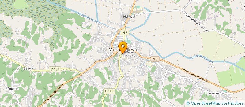 localisation de l'entreprise MADAME CLAUDINE DIELNA à MORNE-A-L'EAU