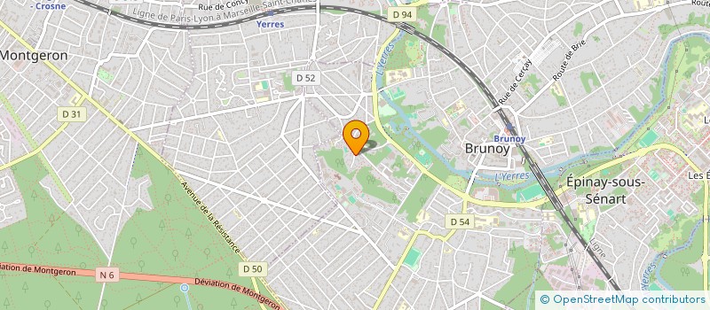 localisation de l'entreprise MADAME CLAUDINE DONGY à BRUNOY