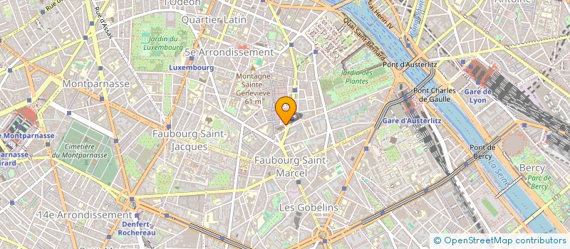 localisation de l'entreprise MADAME CLAUDINE DOURY  PARIS