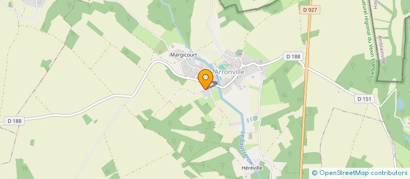 localisation de l'entreprise MADAME CLAUDINE DOUTRELEAU  BERVILLE