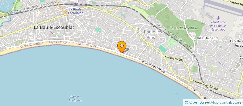 localisation de l'entreprise MADAME CLAUDINE DREUMONT à LA BAULE-ESCOUBLAC