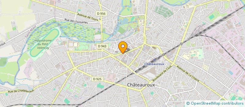 localisation de l'entreprise MADAME CLAUDINE DRUELLE à CHATEAUROUX
