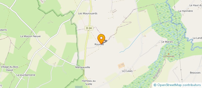 localisation de l'entreprise MADAME CLAUDINE DUCHEMIN à ORGLANDES