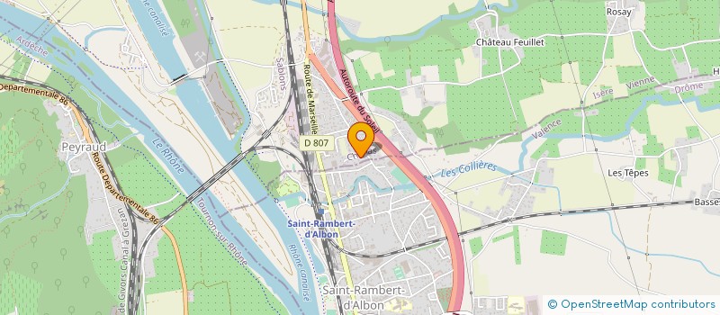 localisation de l'entreprise MADAME CLAUDINE DUCLAUX  CHANAS