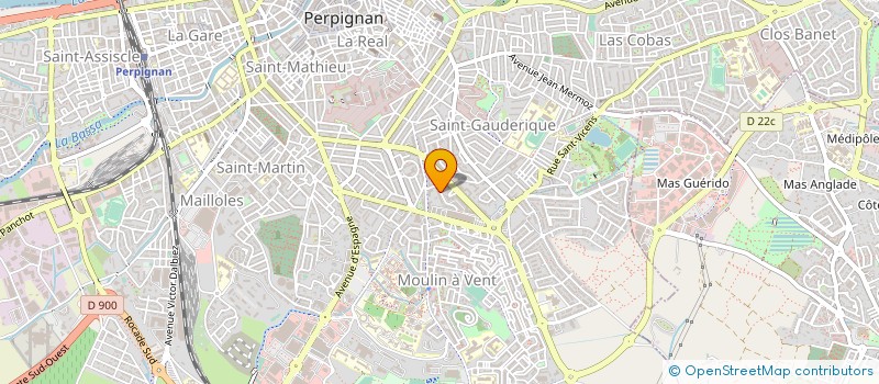 localisation de l'entreprise MADAME CLAUDINE DUCOUDRAY à PERPIGNAN