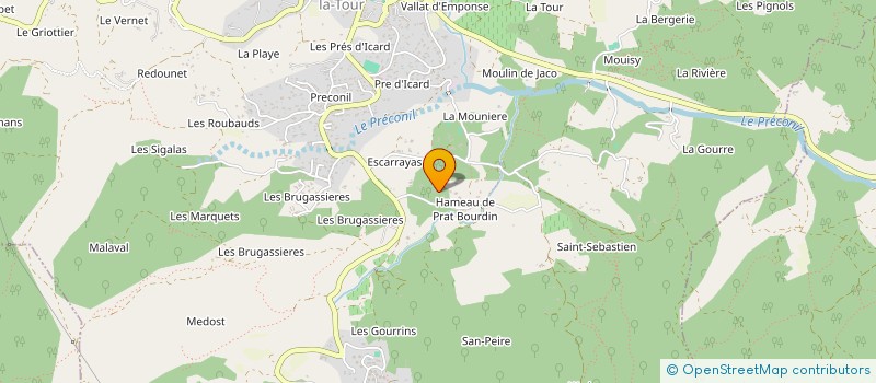 localisation de l'entreprise MADAME CLAUDINE DUCROT à LE PLAN-DE-LA-TOUR