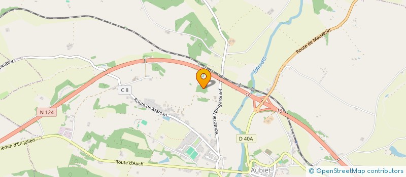 localisation de l'entreprise MADAME CLAUDINE DUFFAUT  CRASTES