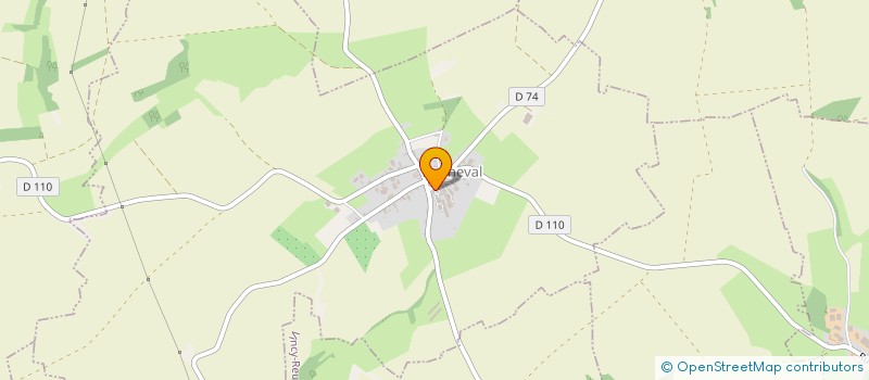 localisation de l'entreprise MADAME CLAUDINE DUPUIT  RENNEVAL