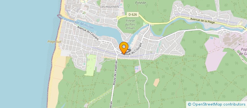 localisation de l'entreprise MADAME CLAUDINE DUPUTH  MIMIZAN