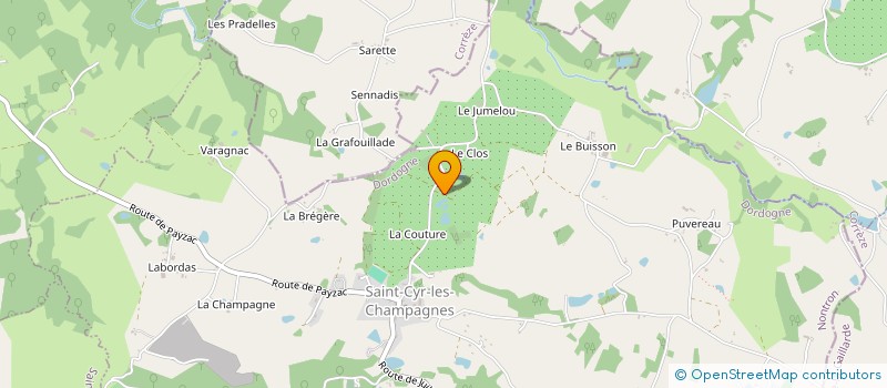 localisation de l'entreprise MADAME CLAUDINE DURAND  SARLANDE