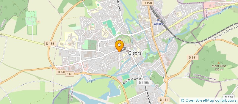 localisation de l'entreprise MADAME CLAUDINE DURAND à GISORS
