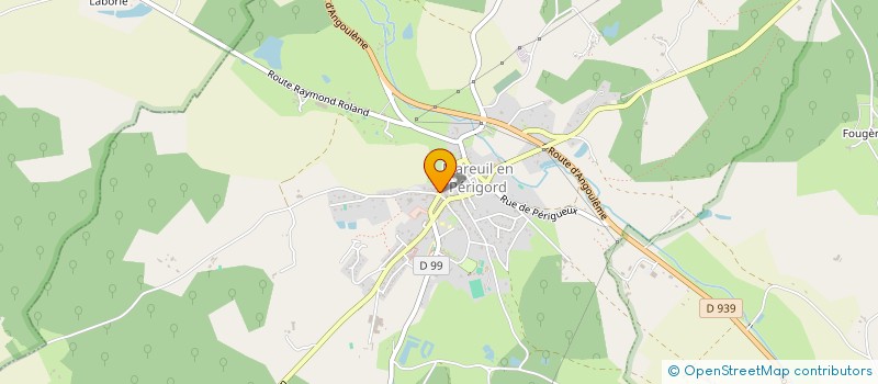 localisation de l'entreprise MADAME CLAUDINE DUTEIL  MAREUIL EN PERIGORD