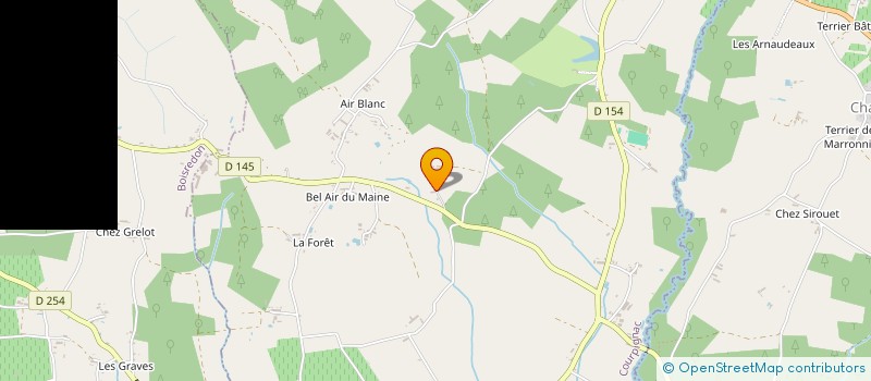 localisation de l'entreprise MADAME CLAUDINE ESPIOT  COURPIGNAC