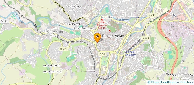 localisation de l'entreprise MADAME CLAUDINE FABRE  LE PUY-EN-VELAY