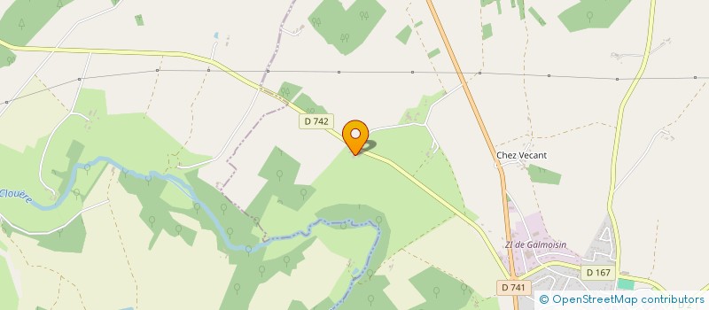 localisation de l'entreprise MADAME CLAUDINE FAION  SAINT-MAURICE-LA-CLOUERE