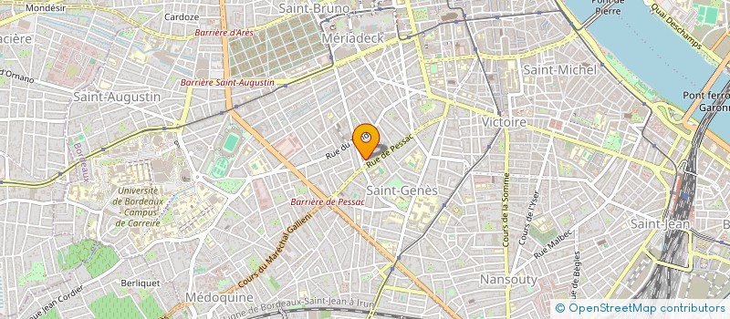localisation de l'entreprise MADAME CLAUDINE FEART à BORDEAUX