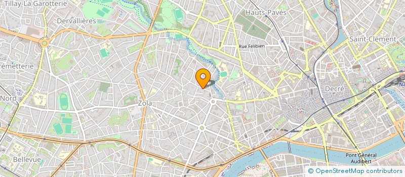 localisation de l'entreprise MADAME CLAUDINE FERRE à NANTES