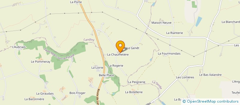 localisation de l'entreprise MADAME CLAUDINE FILLEUL  LANDIVY