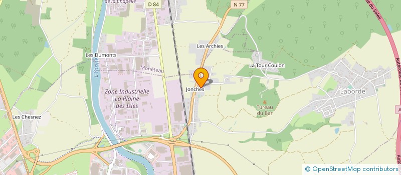 localisation de l'entreprise MADAME CLAUDINE FLEURY à AUXERRE